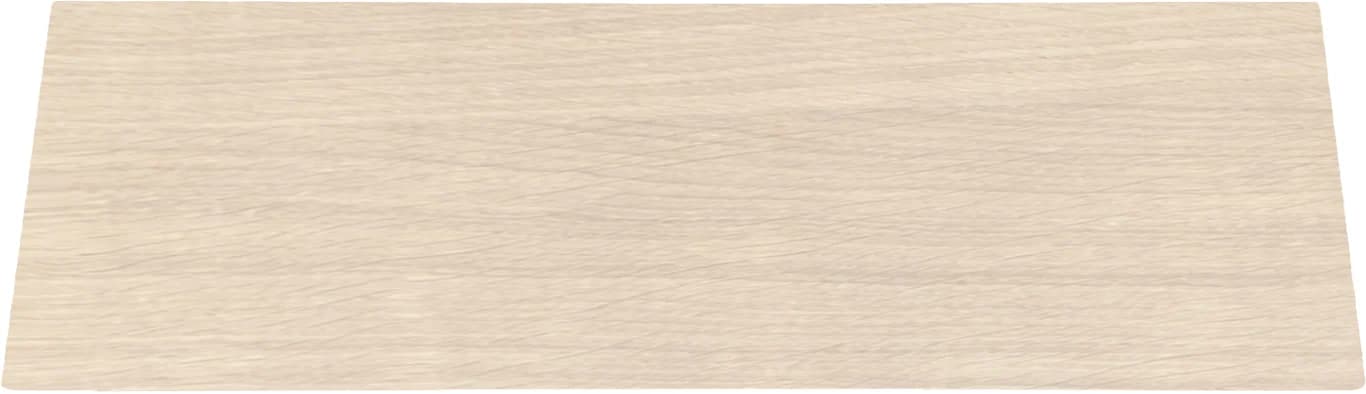 50 x 140 cm, hvitoljet eikefinér
