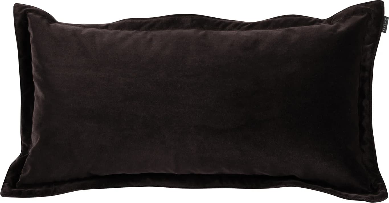 med kant 35x60 cm, stoff Royal Dark Brown
