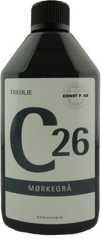 C 26 Olje Mørkgrå - 250ml - Produktbilde