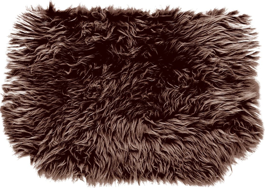$Bilde av Lammeskinn sitteunderlag (30x40 cm, brun)