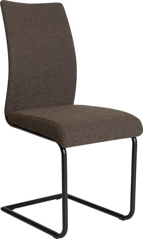 Stoff Alpine mørk brun, svarte ben
