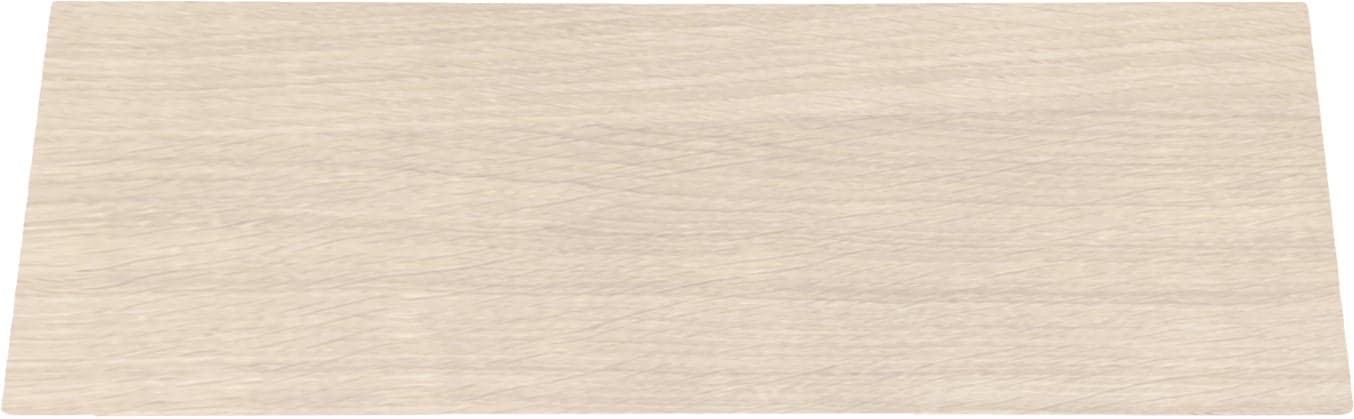 45 x 120 cm, hvitoljet 