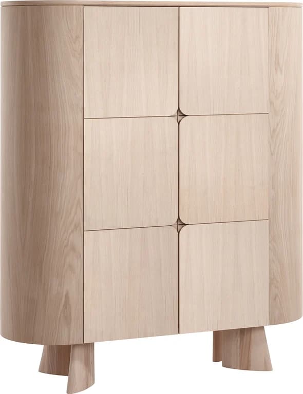 120 x 45 H140 cm, hvitoljet