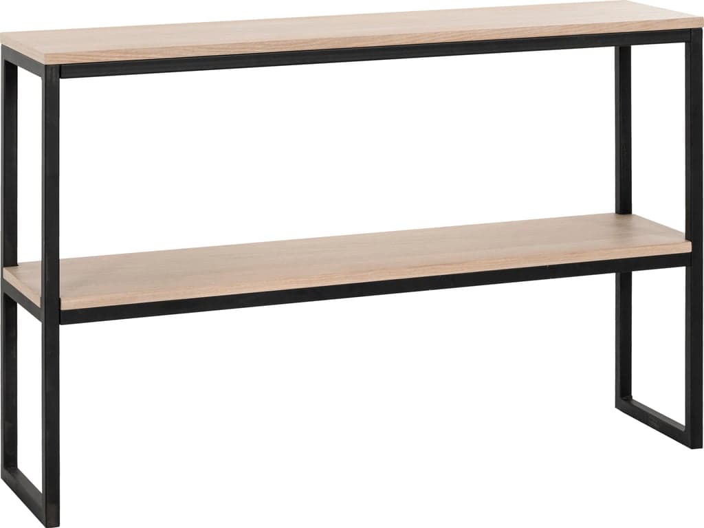 Nobel konsollbord - Konsollbord i eikefiner, 120x30x77cm, hvitoljet - Produktbilde