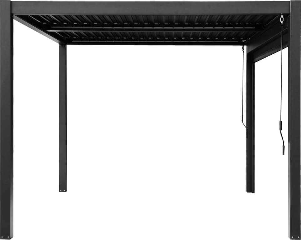 H: 230 cm, svart m/tak