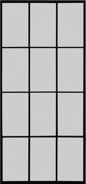 Avenue speil - 90x195 cm svart, 12 ruter - Produktbilde