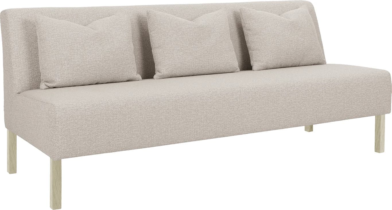 stoff Taffie thule 422/11 beige, hvitoljet ben