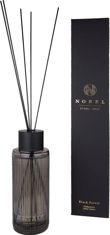 svart, Black Forest 11x11x61 cm, 1200 ml glass, duftolje