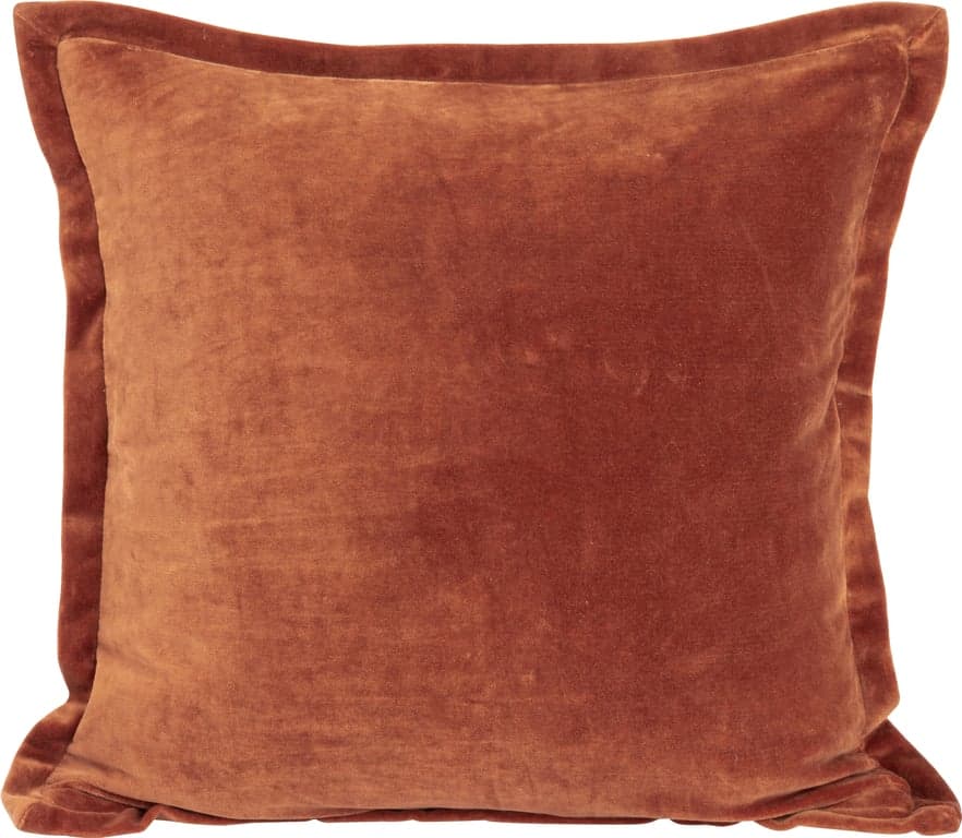 Lama Arion putetrekk - 50 x 50 cm, brun, velur - Produktbilde