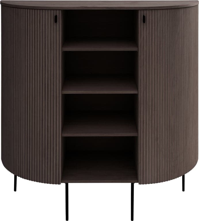 120 x 40, H 123 cm, mocca oljet