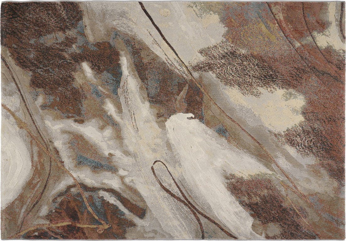 $Bilde av Paros teppe (Ø200 cm, rust)