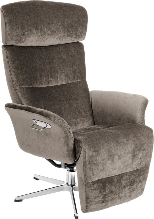 Conform Master recliner - svingfot alu stoff Eros 1070-63 Mole - Produktbilde