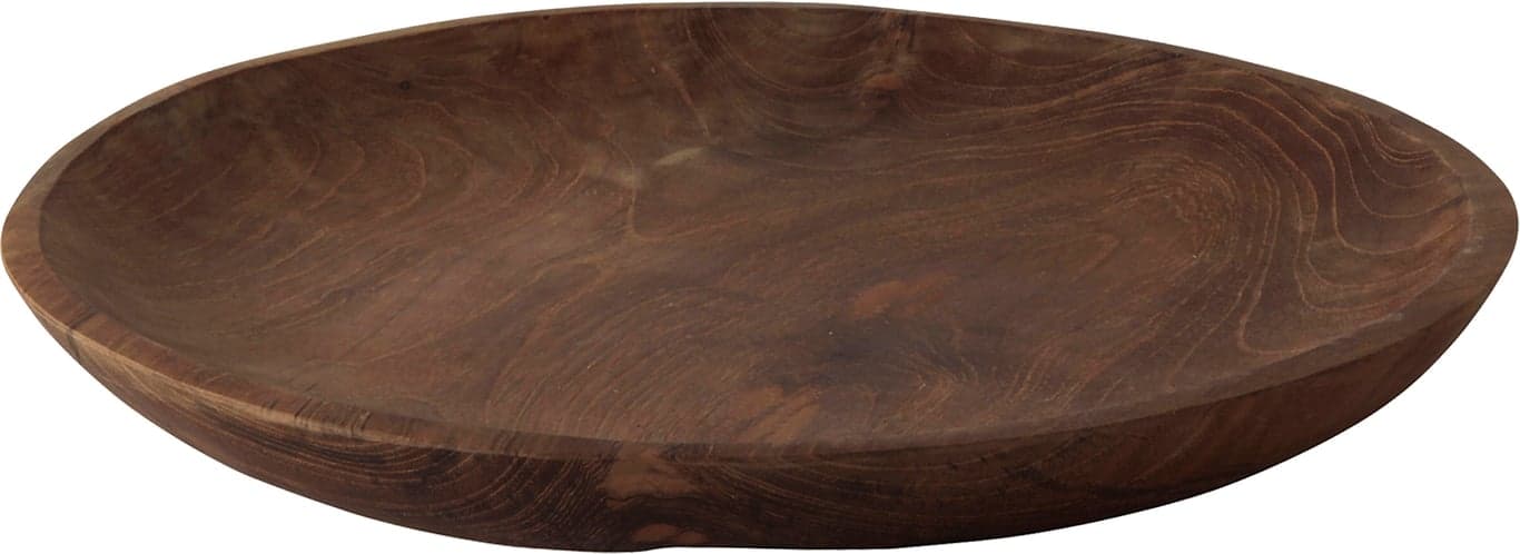 Lama dekketallerken/fat - teak Ø33 cm - Produktbilde