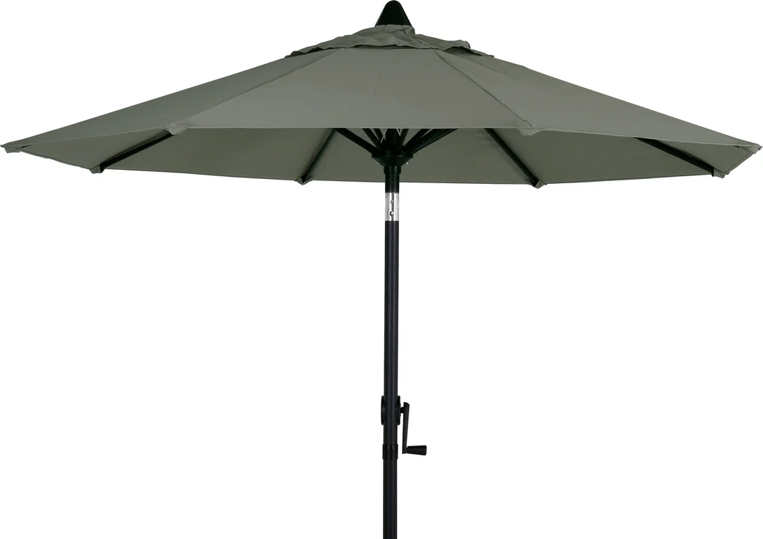 Skogsgrønn/svart aluminium
