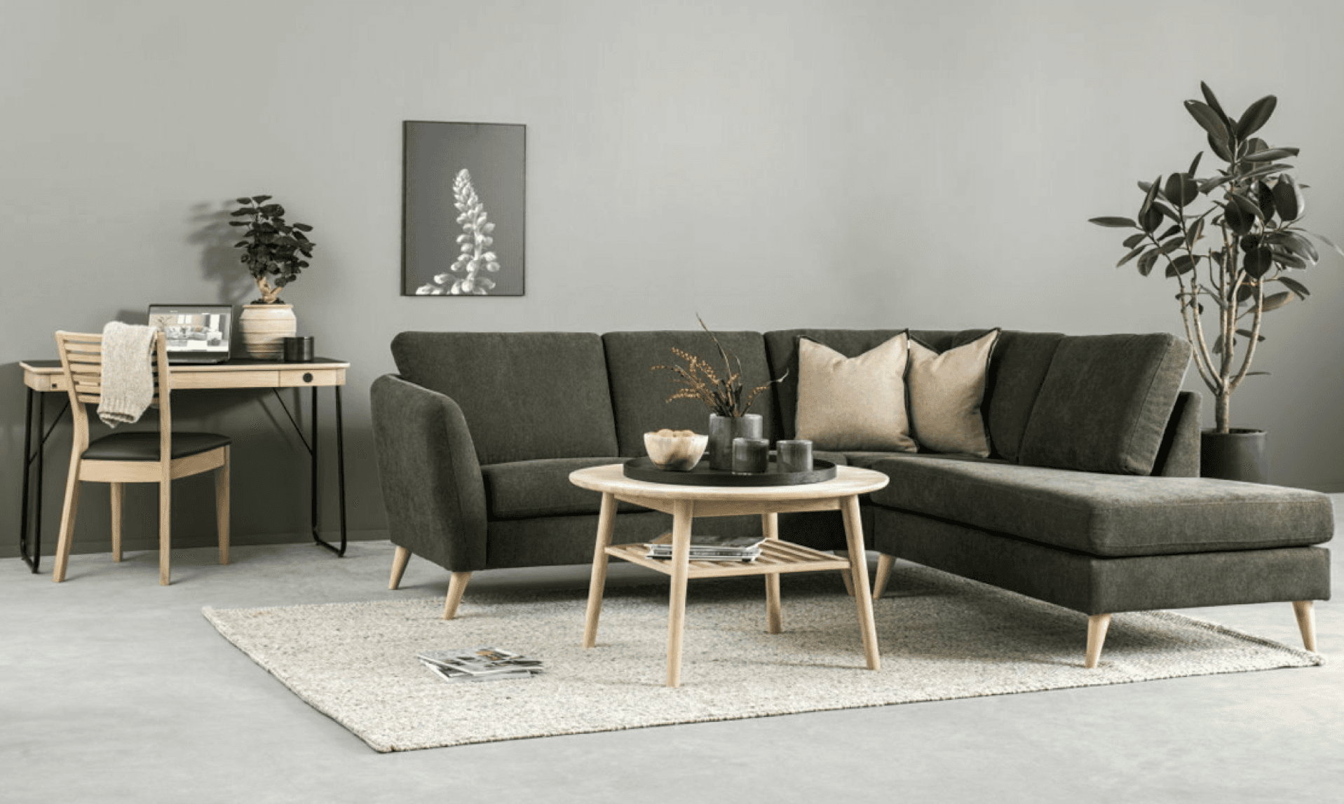 Studentbolig med skrivebord fra Fagmøbler