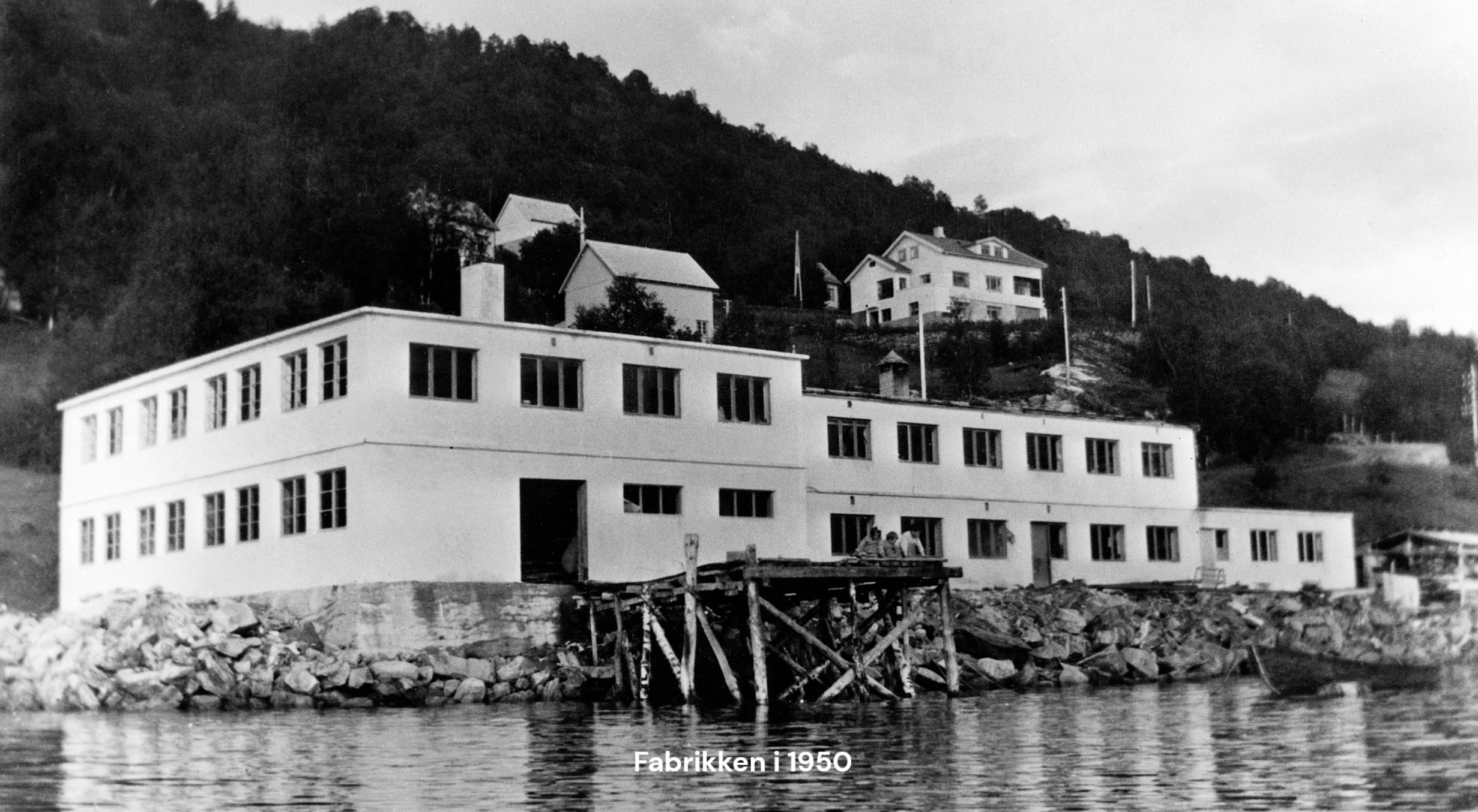 Fabrikken til Hjellegjerde i 1950