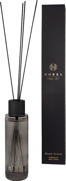 $Bilde av Nobel duftpinner (svart, Black Forest 7x7x50 cm, 400 ml glass, duftolje)