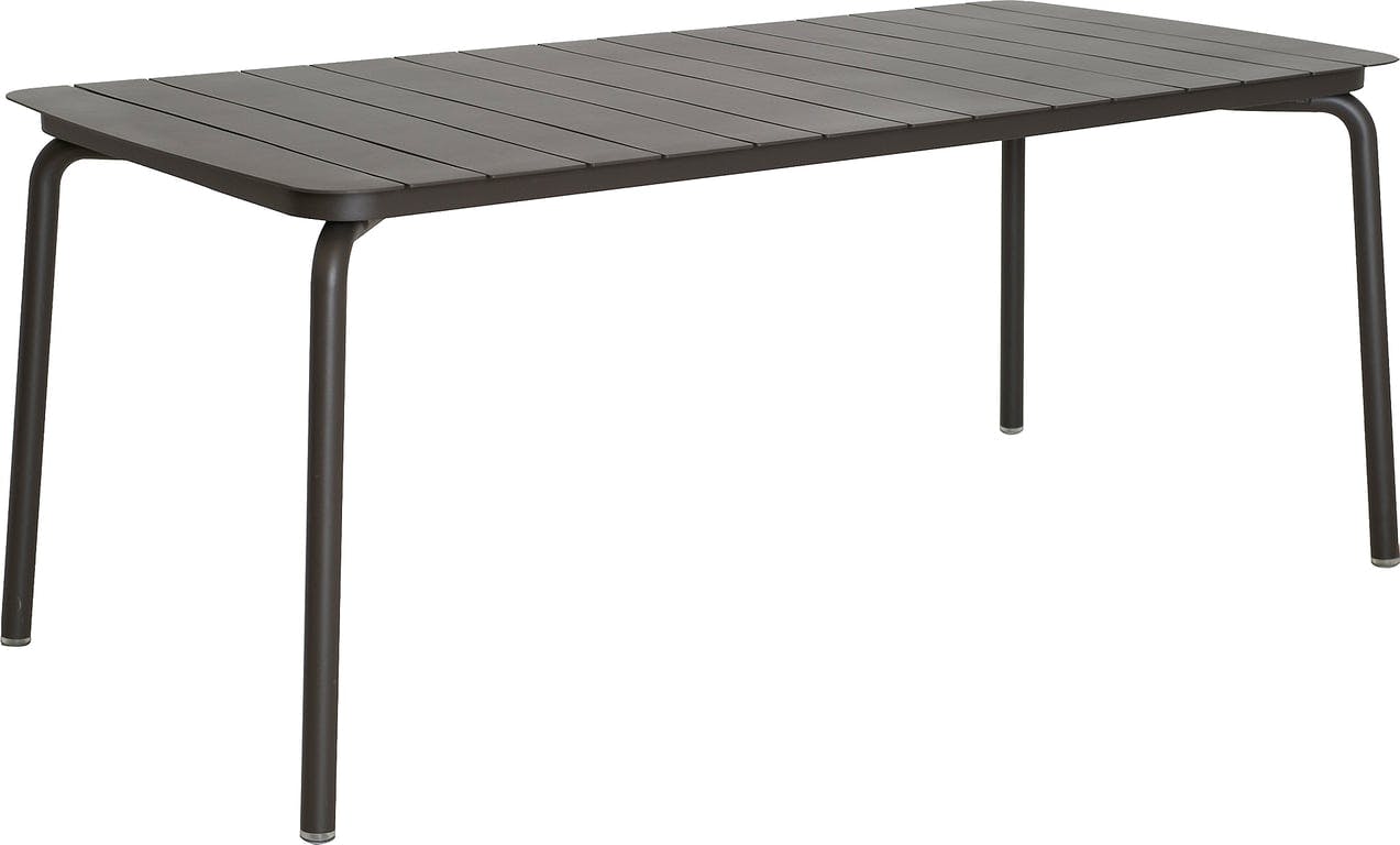 $Bilde av Nantes spisebord (181 x 86 H: 75 cm, mørk grå aluminium)