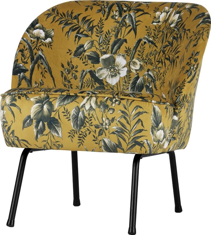 Bilde av Vogue stol (Fløyel poppy mustard)