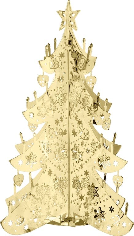 Bilde av Juul dekor (gull, 18x13,5 cm metall)