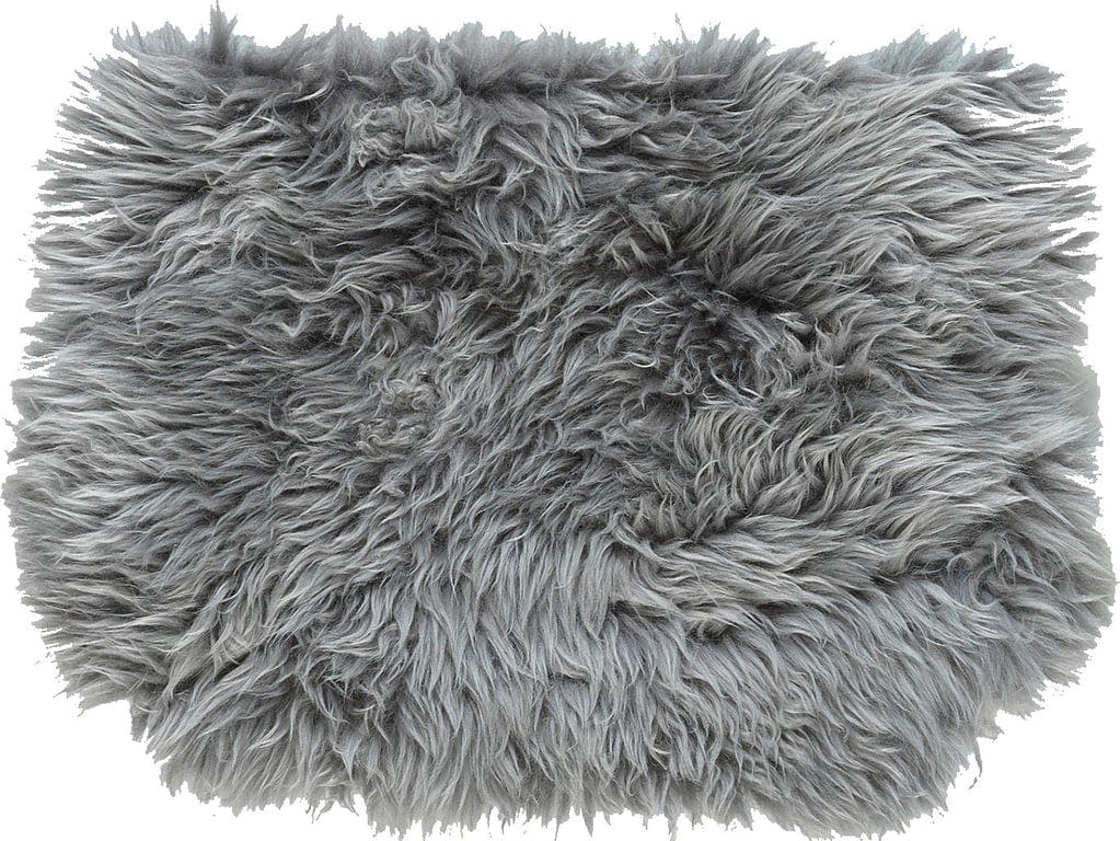 Bilde av Lammeskinn sitteunderlag (30x40 cm, grå)