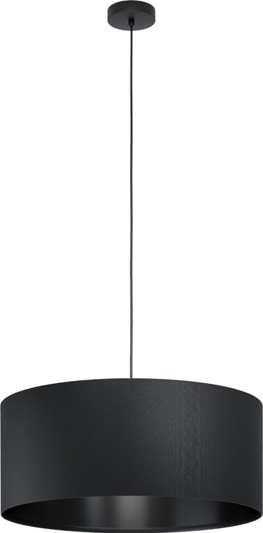 Bilde av Maserlo 1 taklampe (Ø 53 cm, sort/sort skjerm )