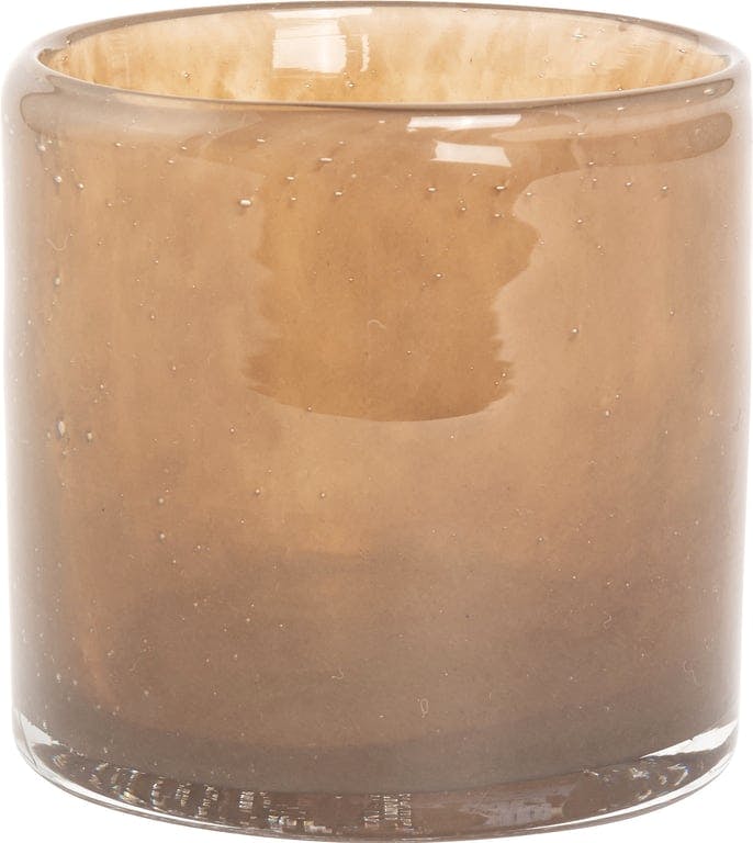 Bilde av Lama telysholder (glass nøttebrun)