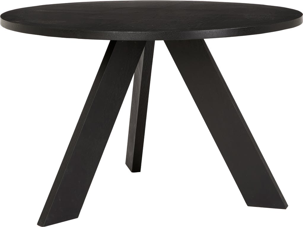 $Bilde av Fiona spisebord rundt Ø 120 cm (matt svart askfinér)