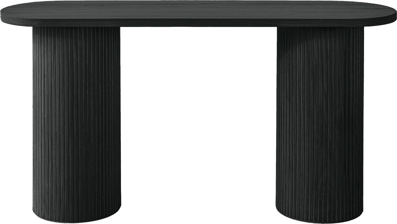 Bilde av Linea konsollbord (140x40 cm, med sokkelben, sort)