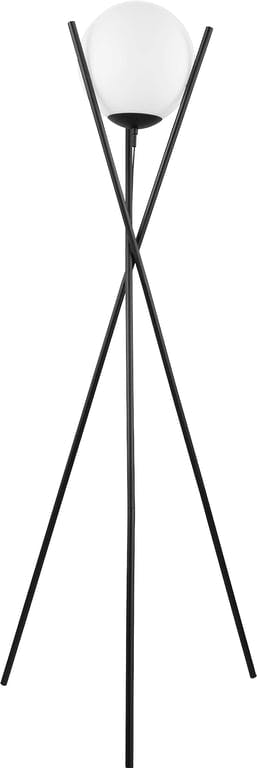 Bilde av Salvezinas gulvlampe (H 150 cm, sort/hvitt glass )
