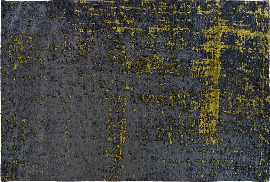 $Bilde av Milano teppe (155x230 cm, antrasitt/gul )