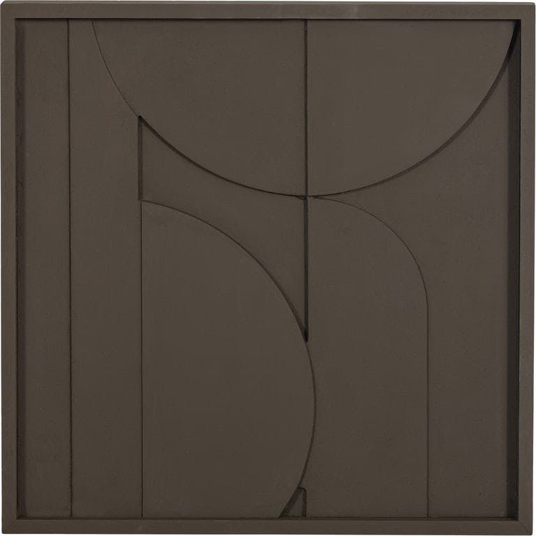 Bilde av Fiona firkantet maleri (espresso 60x60cm)