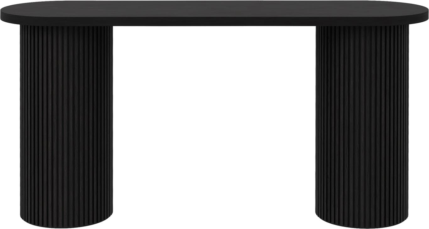 Bilde av Linea konsollbord (140x40 cm, med sokkelben, sort)