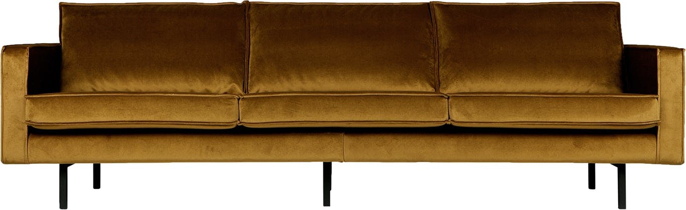 $Bilde av Rodeo 3-seter sofa (velur honey yellow)