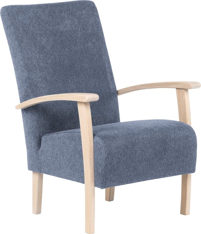 $Bilde av Elise høy stol (Stoff Mino blue)
