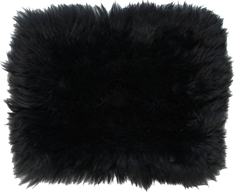 Bilde av Lammeskinn sitteunderlag (30x40 cm, svart)