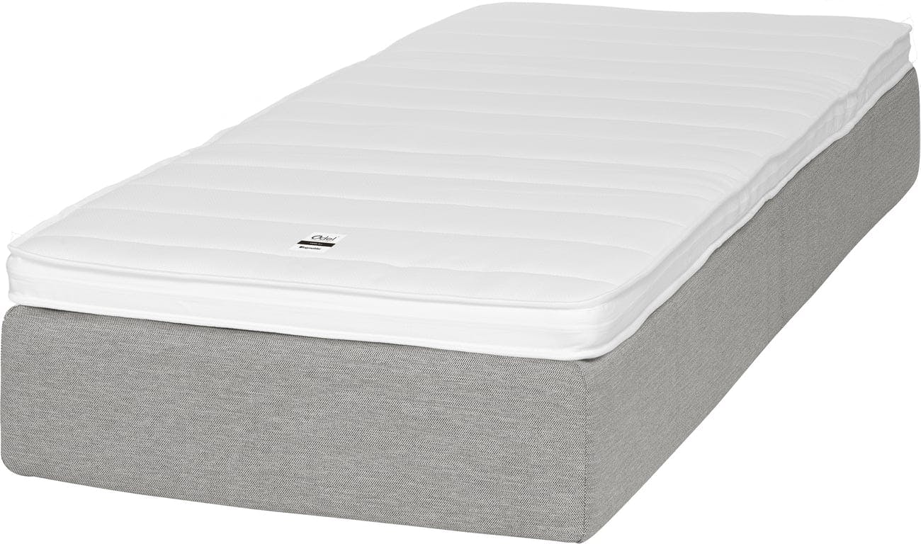 Bilde av Odel Bre vendbar madrass 90x200 (Bris lys grå, medium liggekomfort, med Odel 45 vaskbar overmadrass)
