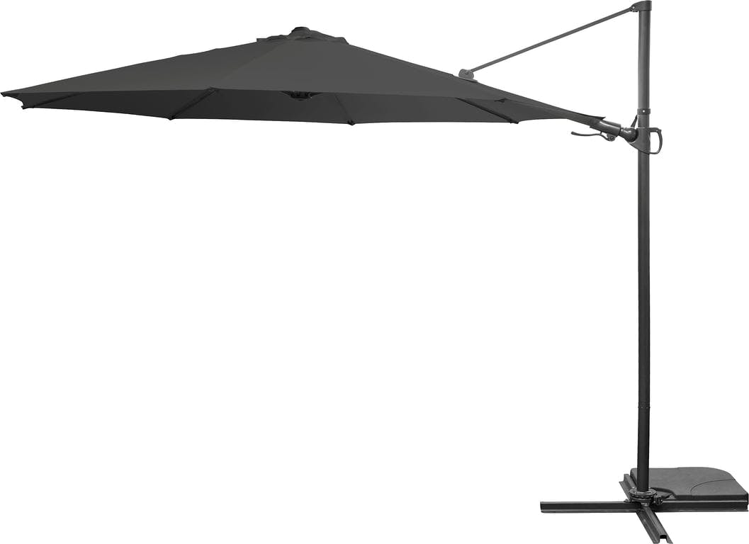 Bilde av Shadow Flex parasoll Ø300 cm m/sidetilt (Natural, inkl kryssfot og trekk)