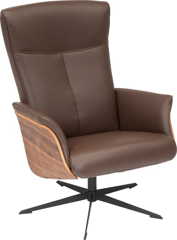 Bilde av Namsen hvilestol (Soleda hud /spalt Espresso 445 Orion base nøttefarget)