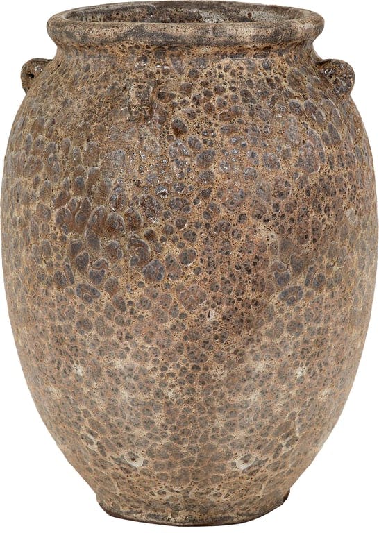 Bilde av Nikolaos blomsterurne (H54 cm, brun keramikk)