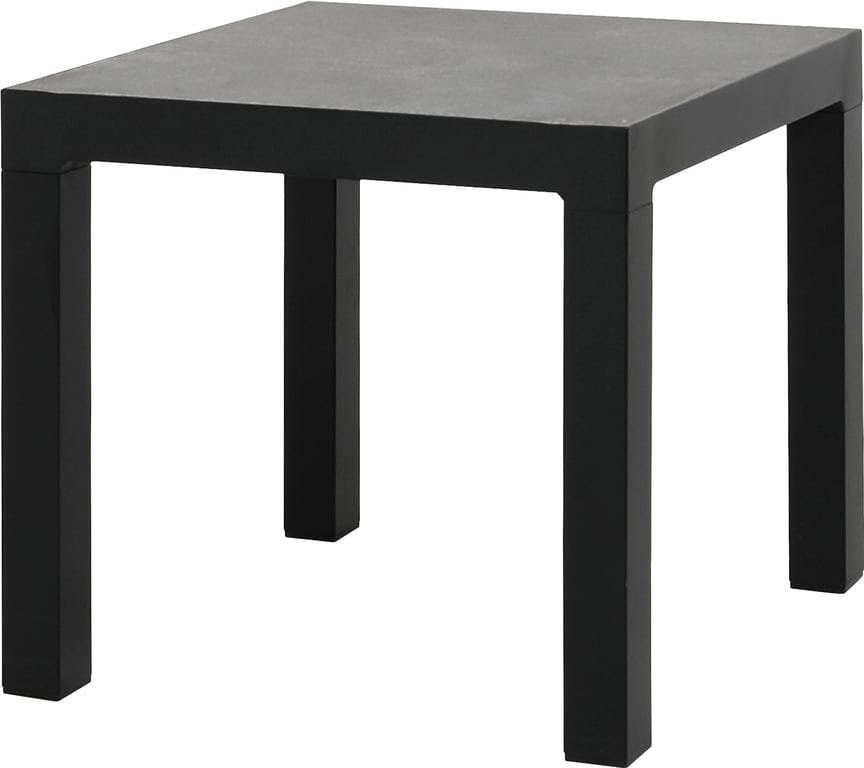 $Bilde av Atlanta sidebord i svart (Hagemøbel i størrelsen 50x50 H46 cm i svart)