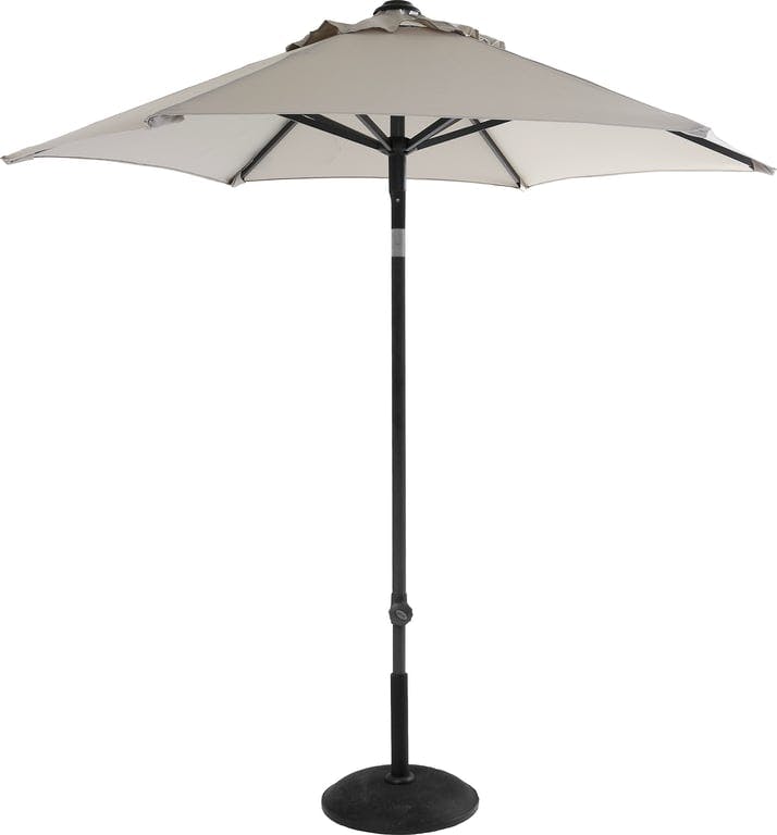 $Bilde av Solar Line parasoll (Parasoll i fargen lys grå, med høyde på 200 cm. Pulverlakkert aluminiumsstang i Ø38mm. Polyesterduk på 200g m2.)