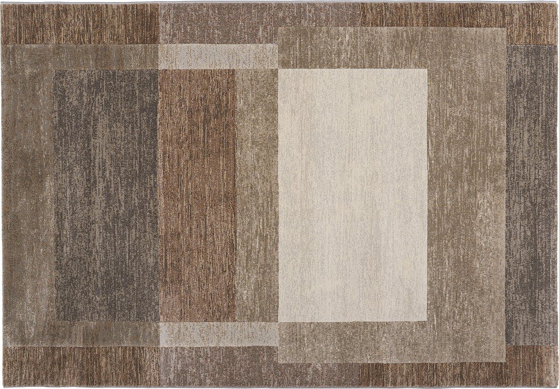 Bilde av Royan teppe (200x290 cm, grå/brun)