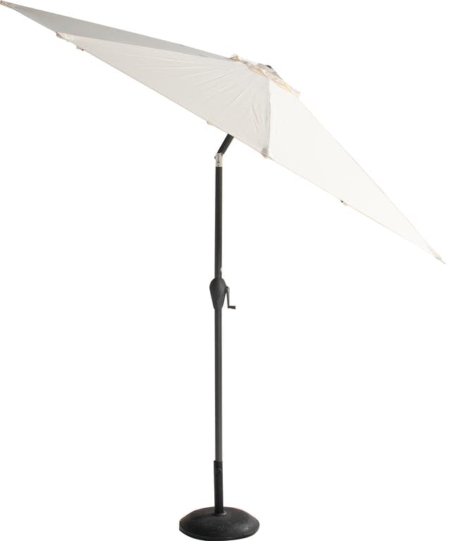 $Bilde av Sun Line parasoll (Parasoll i fargen natur, med høyde på 270cm med sveiv og tilt. Aluminiumsstang Ø38mm. 8 Stålspiler på 12x18mm. Polyesterduk på 200g m2.)