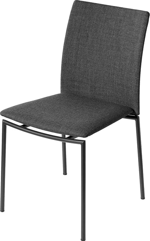 Bilde av Editions by Skovby stol 48x (sortlakkert stål, sete i lær)